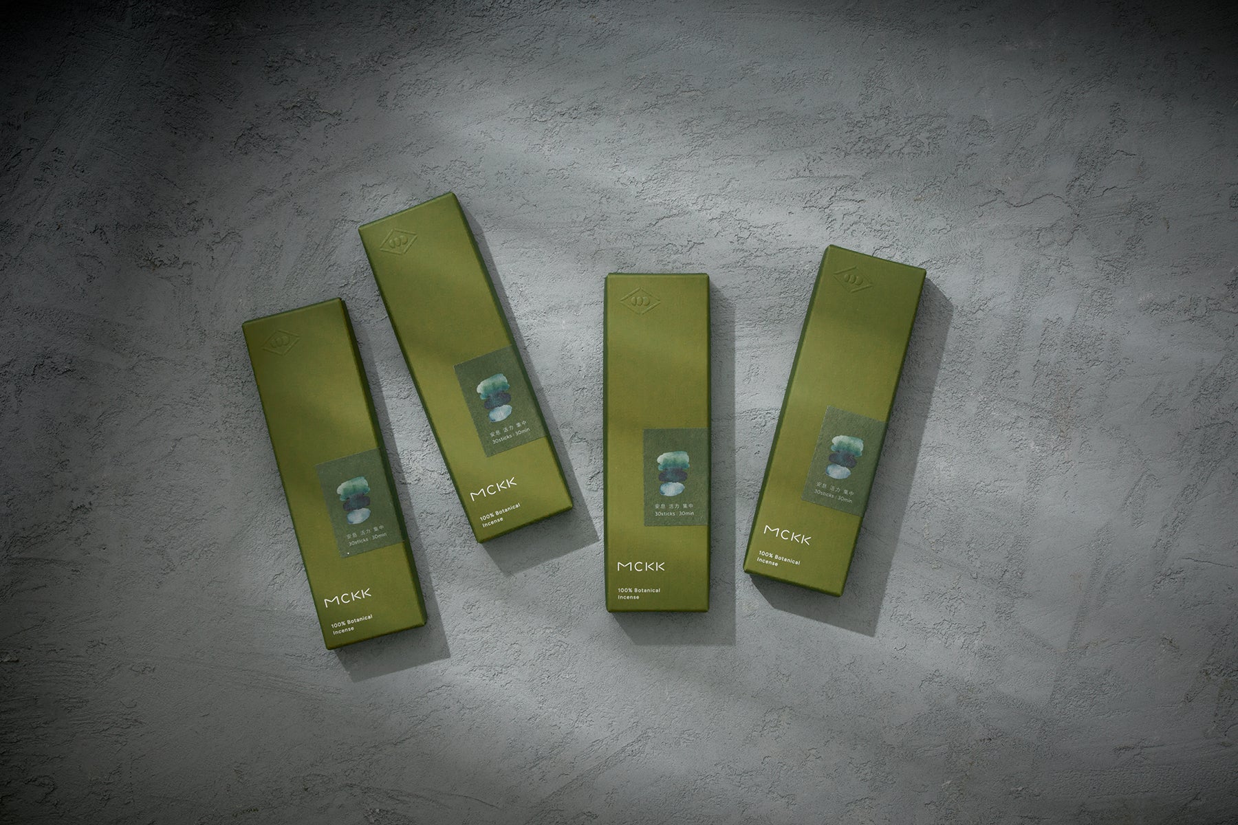 MCKKのお香を正面から撮影した写真